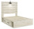 Ashley Cambeck Whitewash Full Panel Bed with 4 Storage Drawers