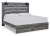 Ashley Baystorm Gray King Two Light Panel Bed
