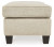 Ashley Abinger Natural Ottoman