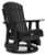 Ashley Hyland wave Black Outdoor Swivel Glider Chair