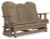 Ashley Hyland wave White Outdoor Glider Loveseat