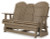 Ashley Hyland wave White Outdoor Glider Loveseat