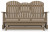 Ashley Hyland wave Driftwood Outdoor Glider Loveseat