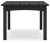 Ashley Hyland wave Black Outdoor Coffee Table