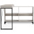 Ashley Bayflynn White Black L-Desk