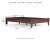 Ashley Calverson Mocha Full Platform Bed