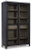 Ashley Lenston Black Gray Accent Cabinet