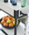 Ashley Bayflynn White Black Bar Cart