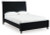 Ashley Danziar Black Queen Panel Bed