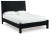 Ashley Danziar Black Queen Panel Bed