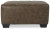 Benchcraft Abalone Chocolate Oversized Accent Ottoman