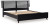 Ashley Danziar Black King Slat Platform Bed