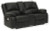 Ashley Calderwell Black Power Reclining Loveseat with Console