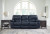 Ashley Leesworth Dark Brown Power Reclining Sofa