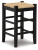 Ashley Mirimyn Black Counter Height Bar Stool (Set of 2)