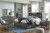 Ashley Caitbrook Gray King Storage Bed with 8 Drawers
