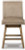 Ashley Tallenger Light Gray Counter Height Bar Stool (Set of 2)