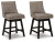 Ashley Tallenger Beige Counter Height Bar Stool (Set of 2)