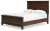 Ashley Danabrin Brown Queen Panel Bed