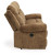 Ashley Huddle-Up Nutmeg Reclining Sofa with Drop Down Table