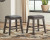 Ashley Caitbrook Gray Counter Height Upholstered Barstools (Set of 2)