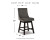 Ashley Tallenger Dark Gray Counter Height Bar Stool (Set of 2)