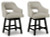 Ashley Tallenger Dark Gray Counter Height Bar Stool (Set of 2)