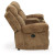 Ashley Huddle-Up Nutmeg Glider Reclining Loveseat with Console