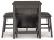 Ashley Caitbrook Gray Counter Height Dining Table and Bar Stools (Set of 3)