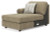 Ashley Hoylake Chocolate 3-Piece Sectional with Chaise 56402/16/34/67