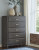 Ashley Caitbrook Gray Chest of Drawers