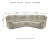 Ashley Family Den Pewter 3-Piece Power Reclining Sectional with LAF Loveseat / RAF Loveseat