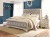 Ashley Realyn Chipped White Queen Sleigh Bed