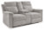 Ashley Barnsana Ash Power Reclining Loveseat with Console 3320196C