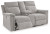 Ashley Barnsana Ash Power Reclining Loveseat with Console 3320196C