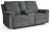 Ashley Barnsana Gravel Power Reclining Loveseat with Console