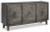 Ashley Fair Ridge Distressed Black Accent Cabinet