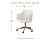 Ashley Baraga White Home Office Desk Chair