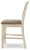 Ashley Realyn Chipped White Counter Height Bar Stool