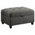 Coaster Stonenesse Upholstered Tufted Sectional with Storage Ottoman Grey