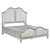 Coaster Evangeline 4piece Eastern King Bedroom Set Silver Oak