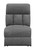 Coaster Bahrain Upholstered Armless Recliner Charcoal