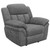 Coaster Bahrain Upholstered Power Glider Recliner Charcoal