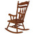 Coaster Aylin Solid Wood Rocking Chair Medium Brown