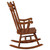 Coaster Aylin Solid Wood Rocking Chair Medium Brown