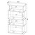 Coaster Emelle BOOKCASE White