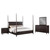 Coaster Emberlyn 5piece Queen Bedroom Set Brown