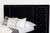Coaster Hailey Upholstered California King Wall Panel Bed Black