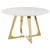 Coaster DINING TABLE White Marble