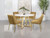 Coaster DINING TABLE White Marble